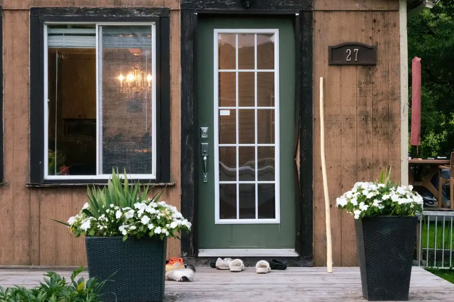 Front door and window of a rented house – residential locksmith Hucknall help for tenants from Locksmith Hucknall